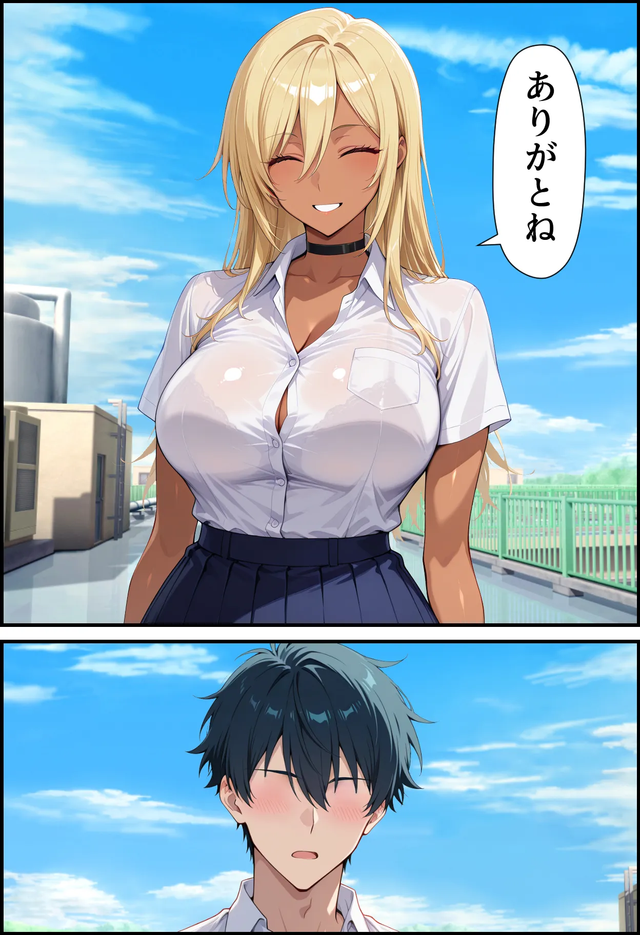 毎日通っている弁当屋の娘が同じクラスの黒ギャルだった話 - 15ページ