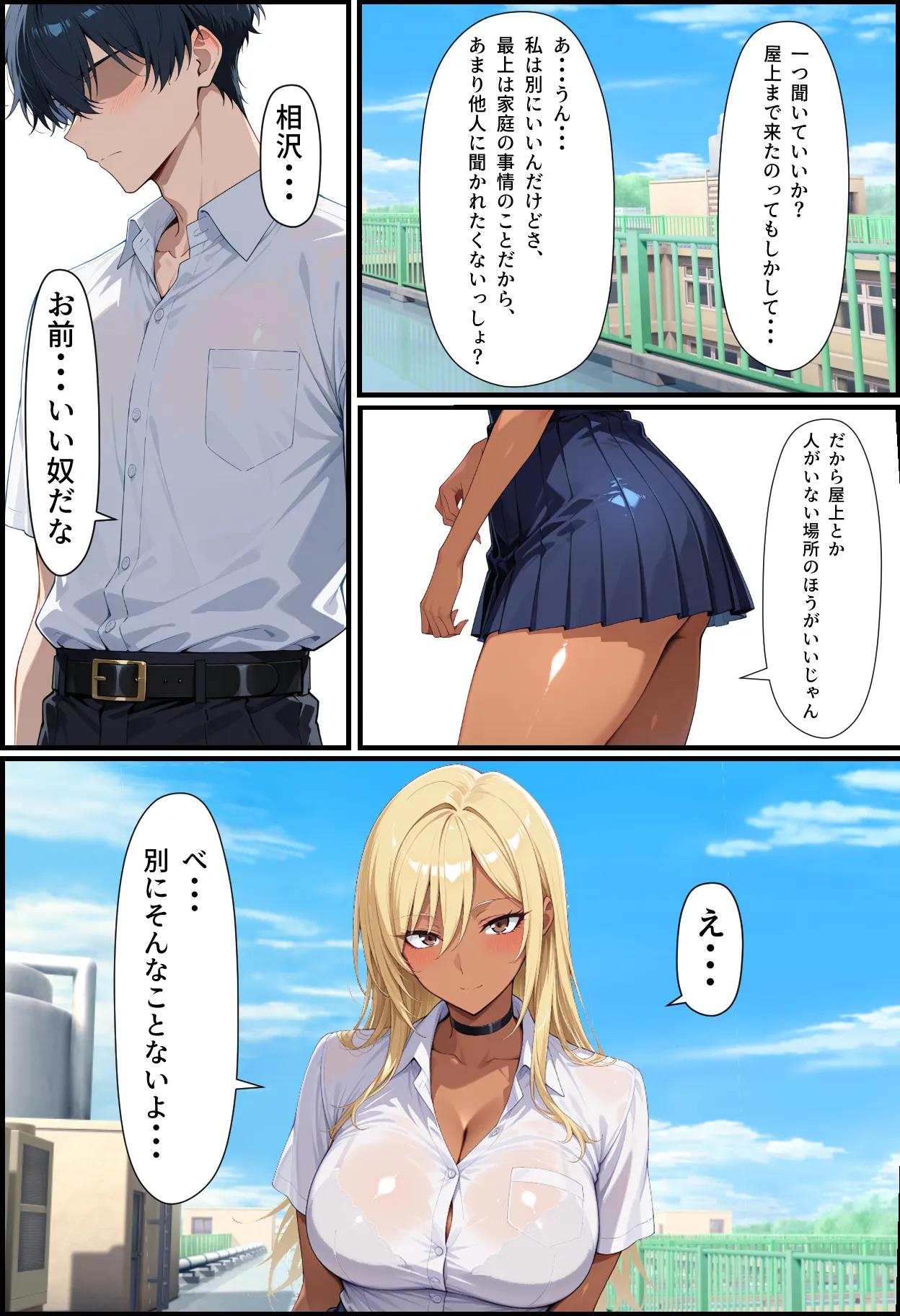 毎日通っている弁当屋の娘が同じクラスの黒ギャルだった話 - 16ページ