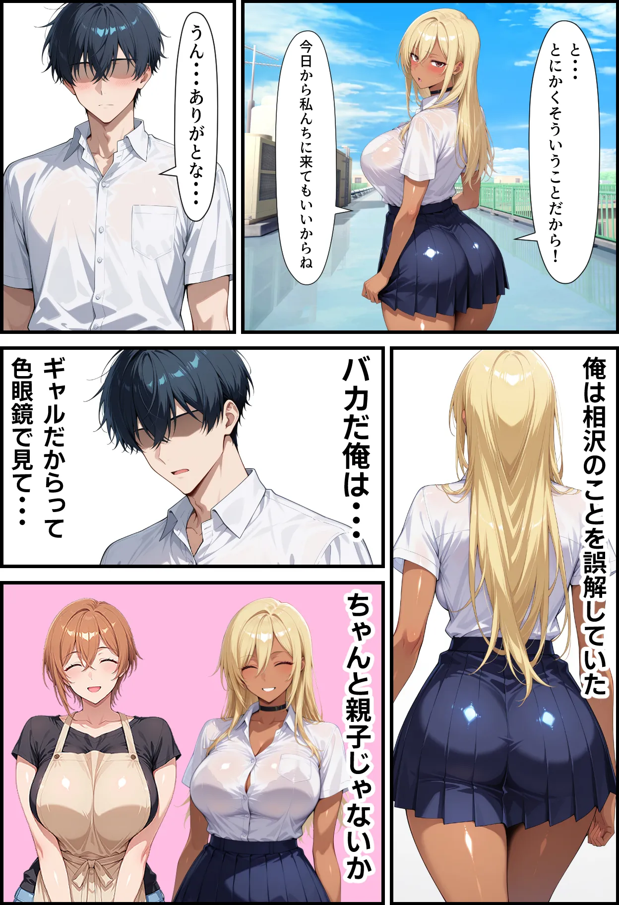 毎日通っている弁当屋の娘が同じクラスの黒ギャルだった話 - 17ページ