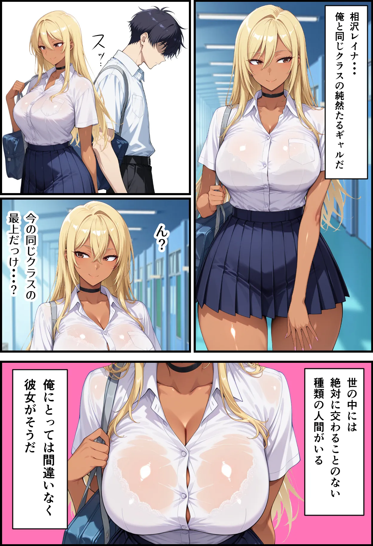 毎日通っている弁当屋の娘が同じクラスの黒ギャルだった話 - 23ページ