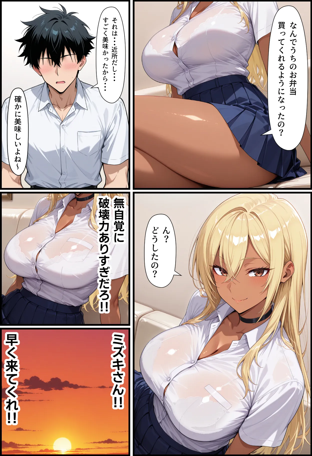 毎日通っている弁当屋の娘が同じクラスの黒ギャルだった話 - 26ページ