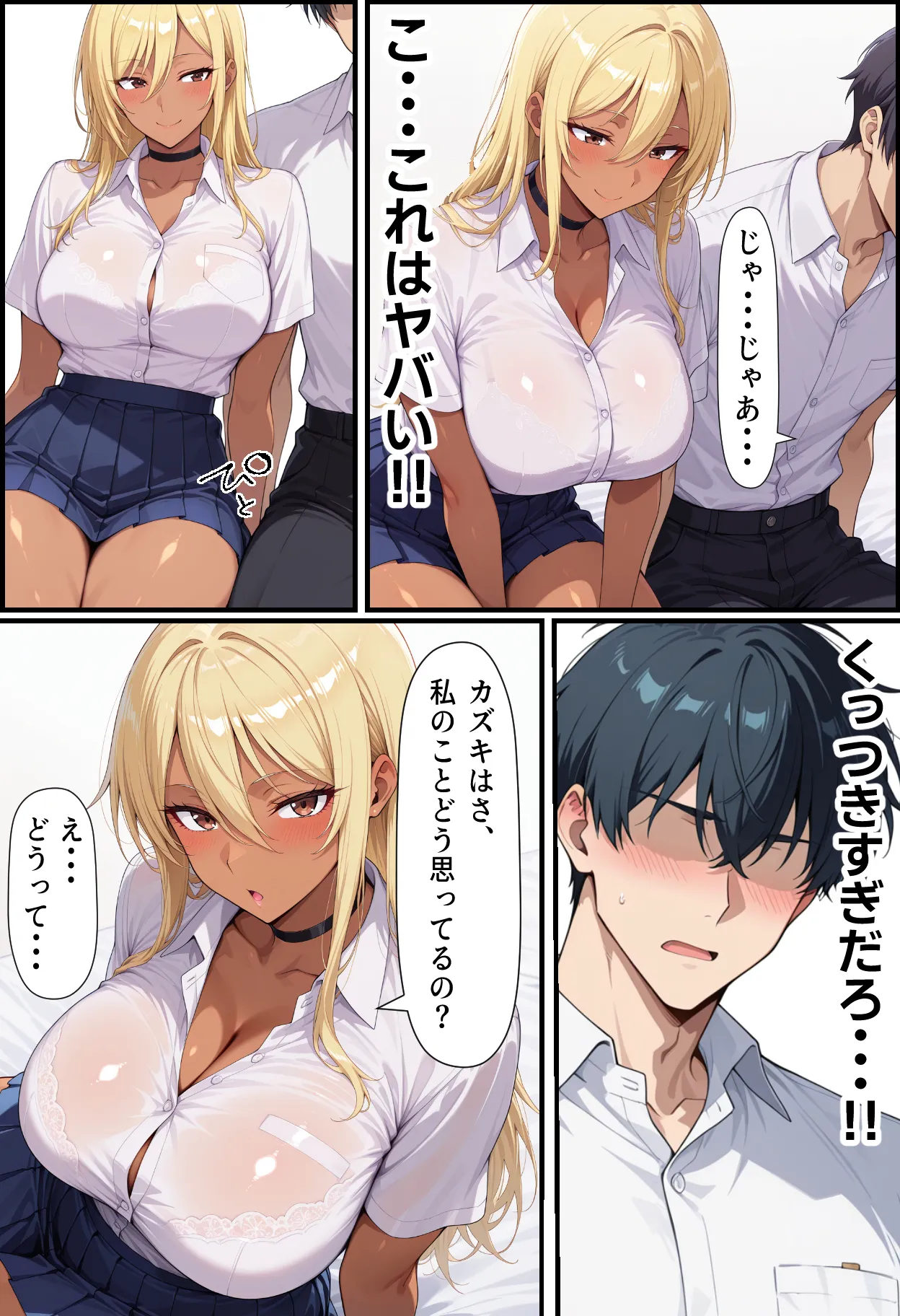 毎日通っている弁当屋の娘が同じクラスの黒ギャルだった話 - 46ページ