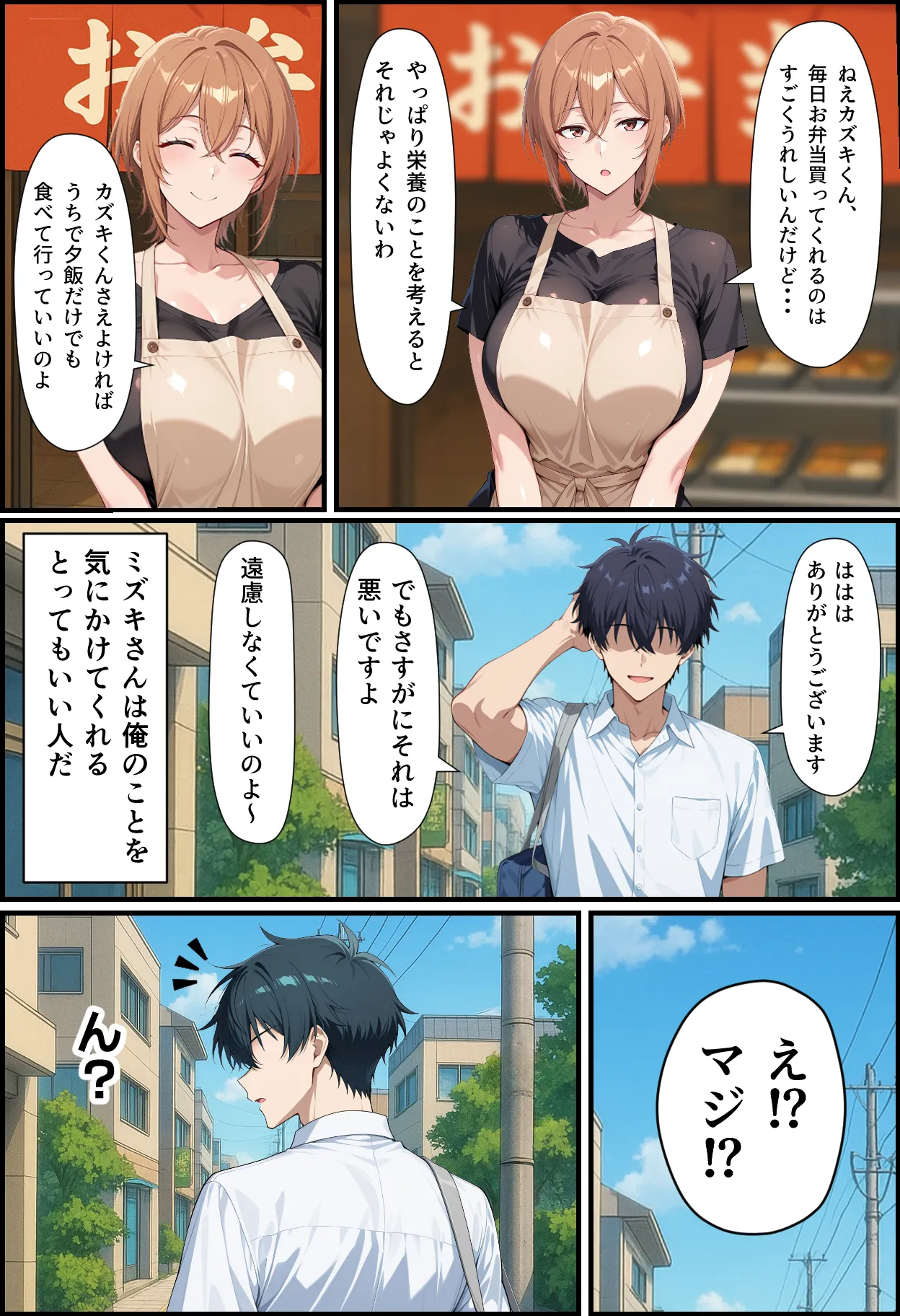 毎日通っている弁当屋の娘が同じクラスの黒ギャルだった話 - 67ページ