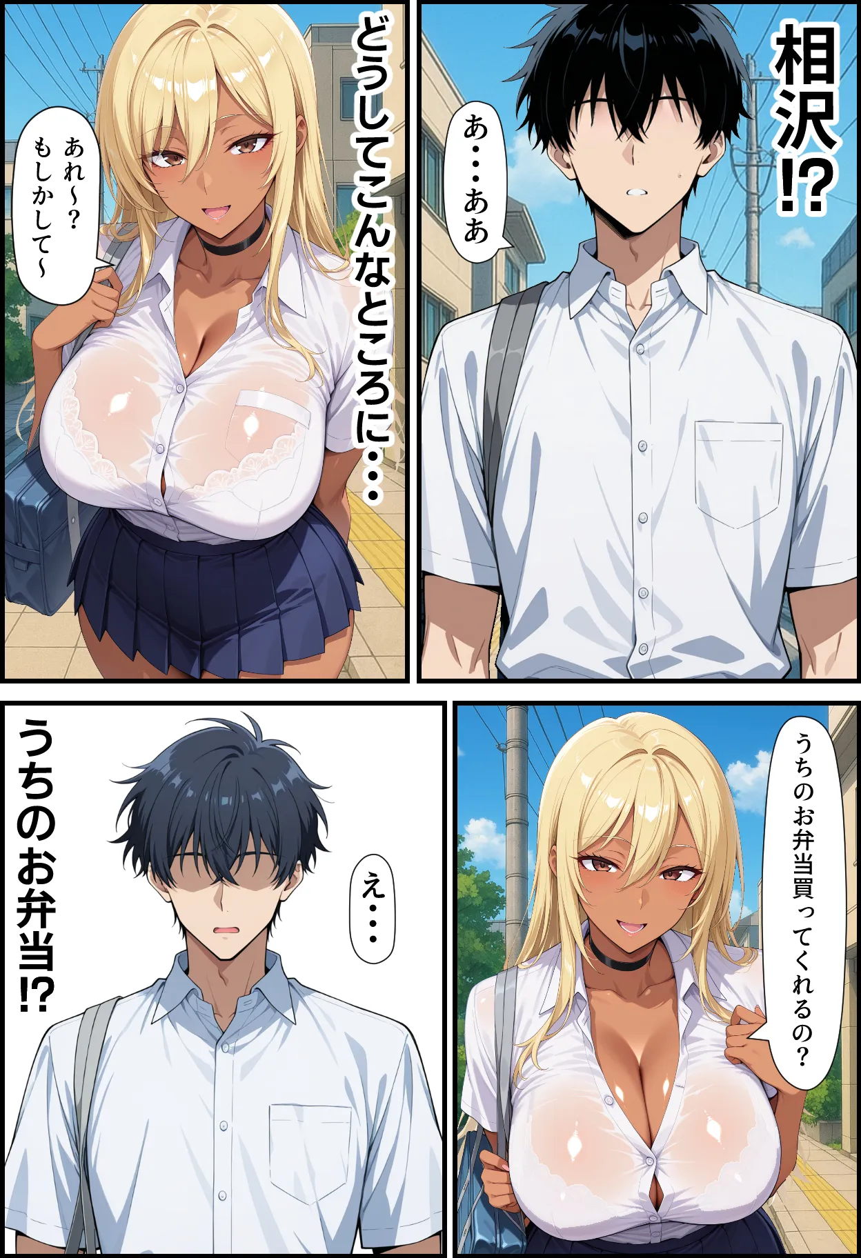 毎日通っている弁当屋の娘が同じクラスの黒ギャルだった話 - 73ページ