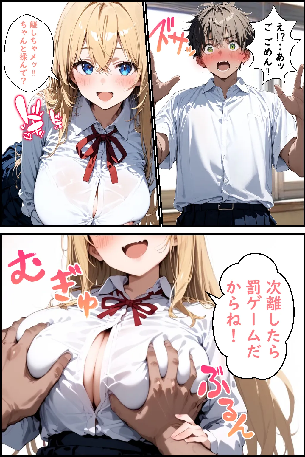 Hぷにんぐ  幼馴染魔法少女3人と魔法失敗でラッキースケベ連発のハーレム学園生活 - 4ページ