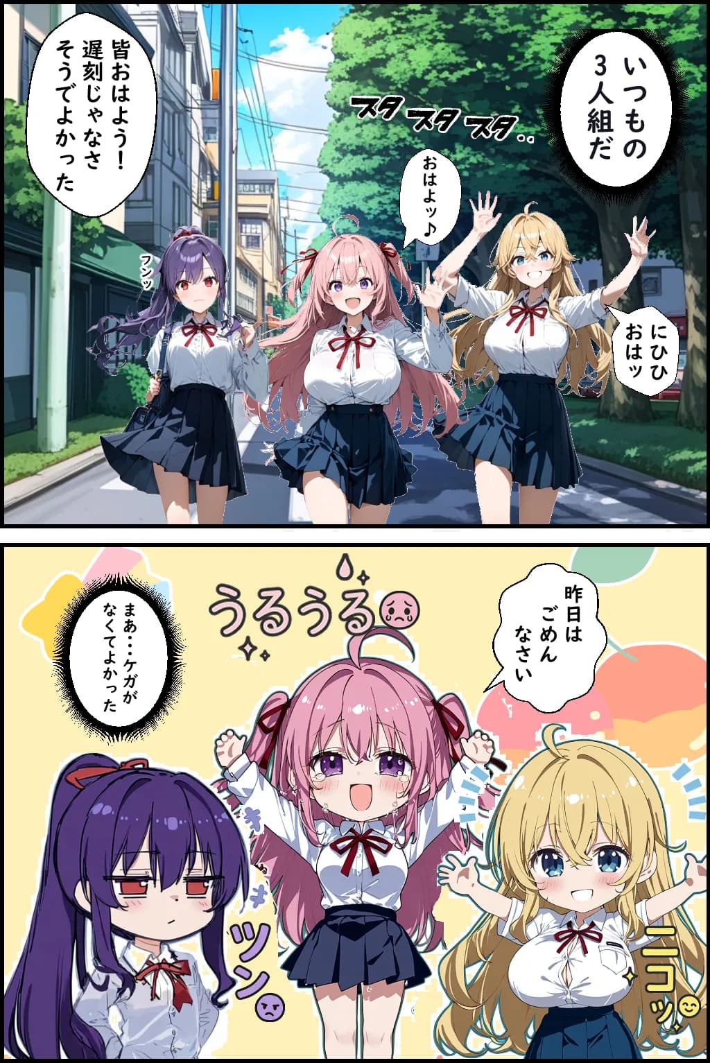 Hぷにんぐ  幼馴染魔法少女3人と魔法失敗でラッキースケベ連発のハーレム学園生活 - 15ページ