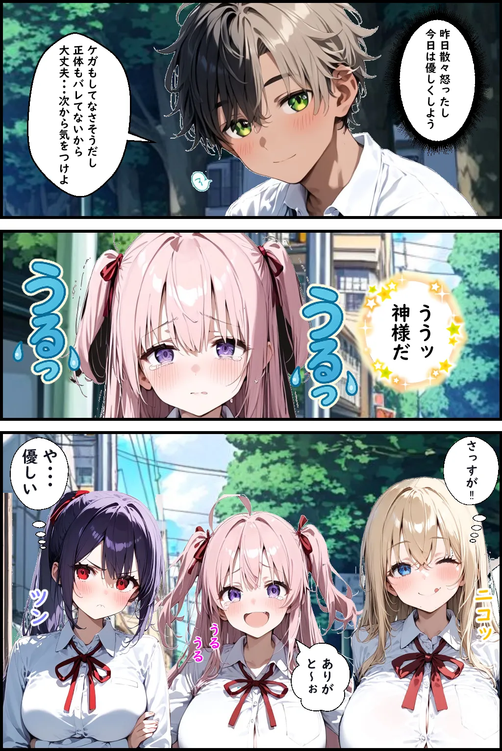 Hぷにんぐ  幼馴染魔法少女3人と魔法失敗でラッキースケベ連発のハーレム学園生活 - 16ページ