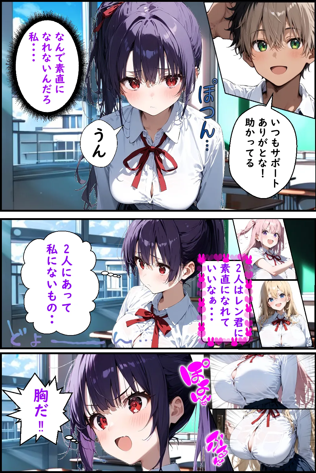 Hぷにんぐ  幼馴染魔法少女3人と魔法失敗でラッキースケベ連発のハーレム学園生活 - 28ページ