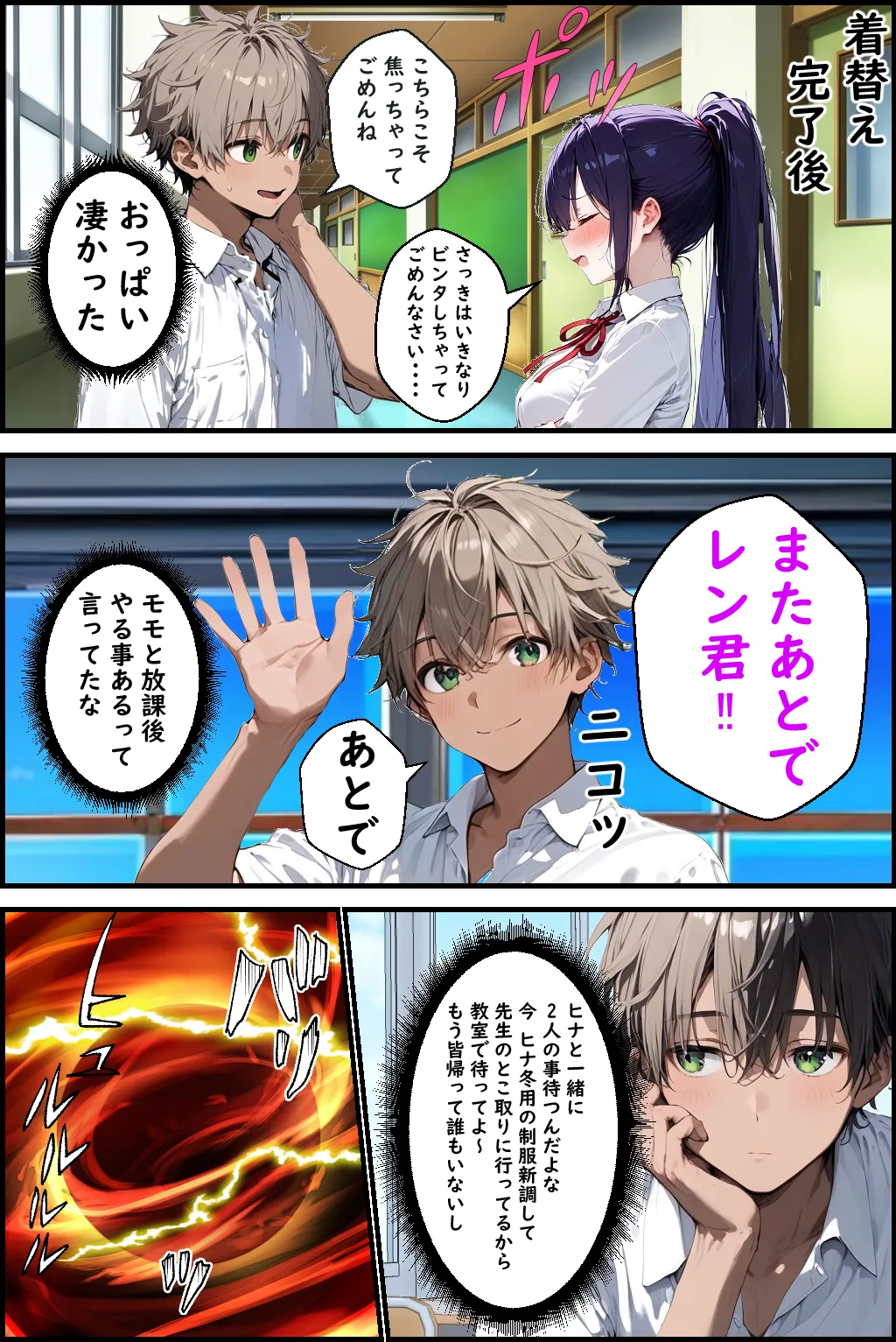 Hぷにんぐ  幼馴染魔法少女3人と魔法失敗でラッキースケベ連発のハーレム学園生活 - 33ページ