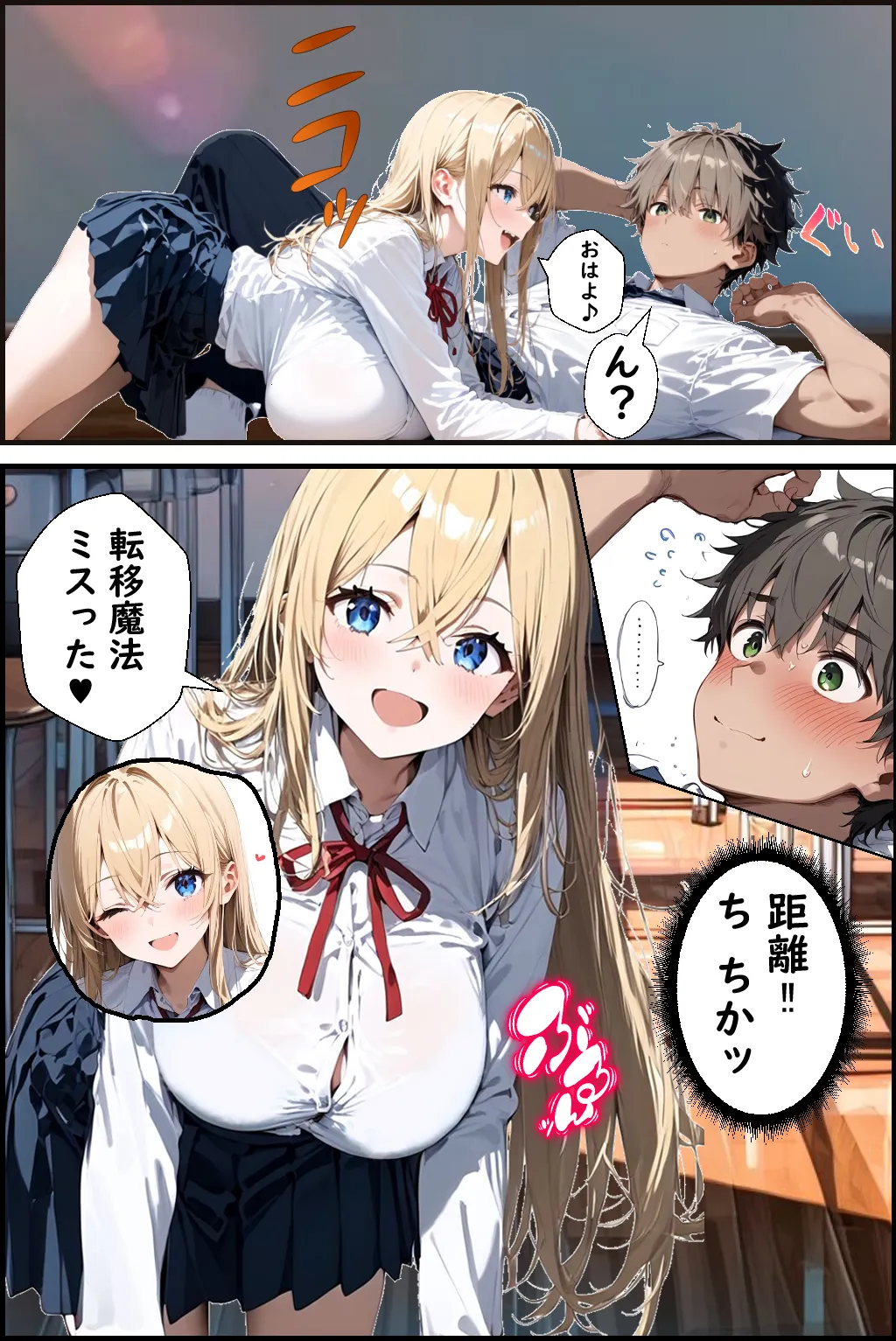 Hぷにんぐ  幼馴染魔法少女3人と魔法失敗でラッキースケベ連発のハーレム学園生活 - 38ページ