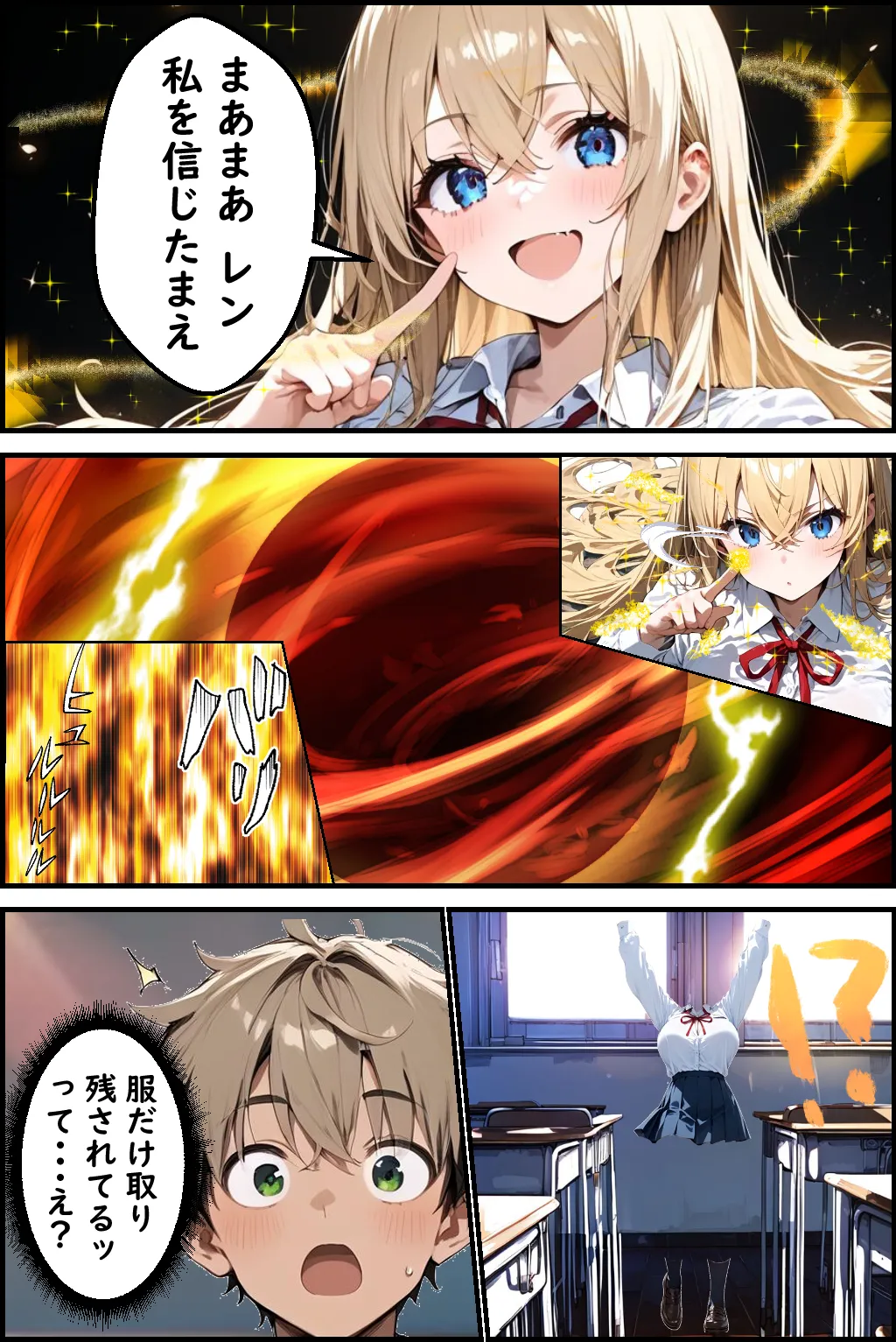 Hぷにんぐ  幼馴染魔法少女3人と魔法失敗でラッキースケベ連発のハーレム学園生活 - 40ページ