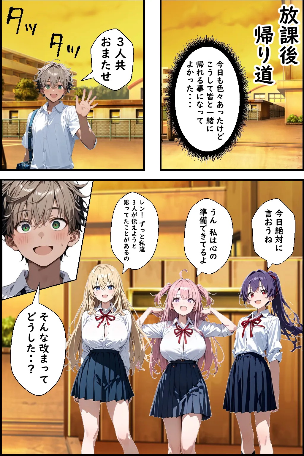 Hぷにんぐ  幼馴染魔法少女3人と魔法失敗でラッキースケベ連発のハーレム学園生活 - 42ページ