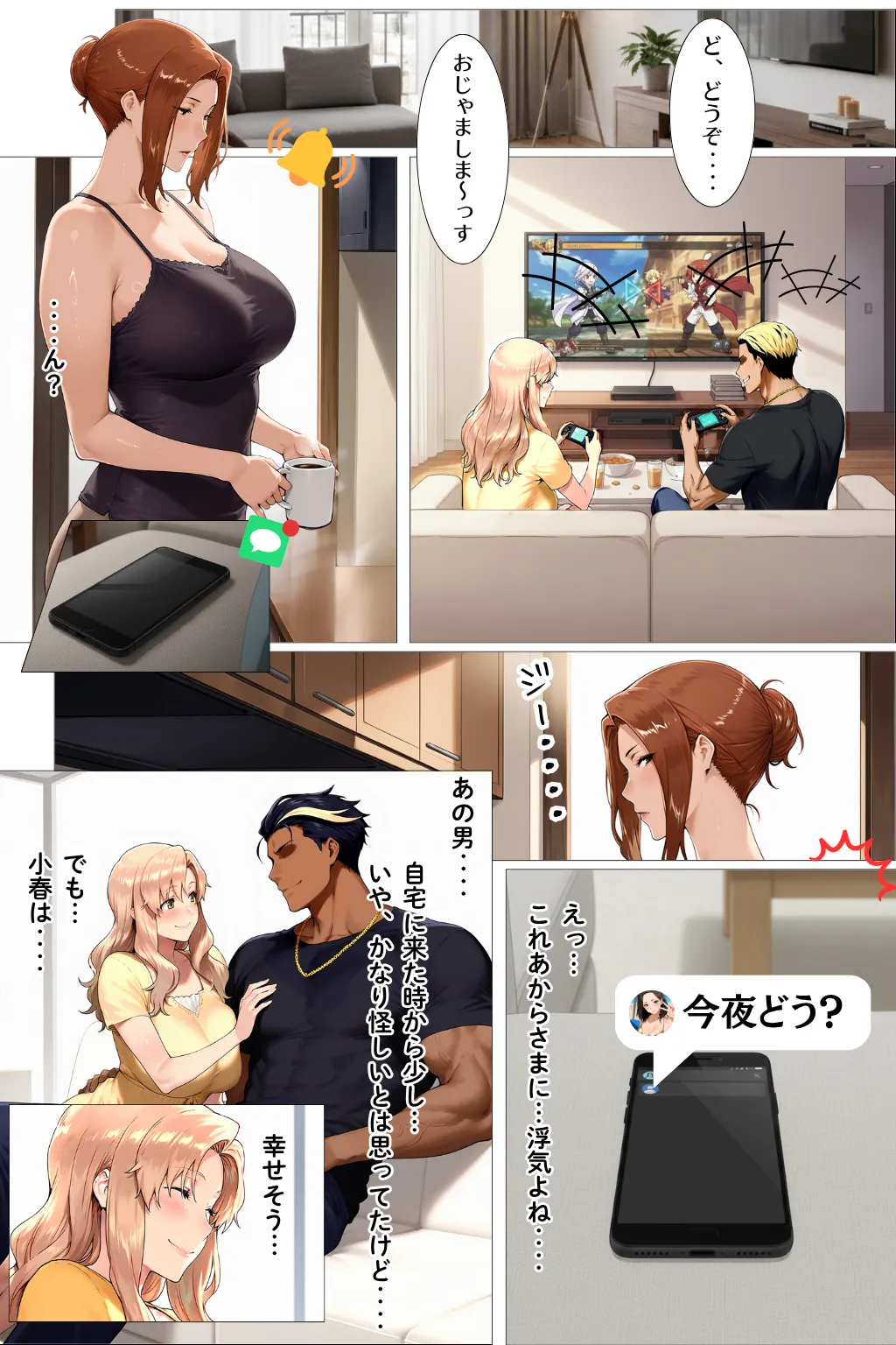 橘家の母娘丼 小春のチャラ彼巨チンにハマる話 - 14ページ