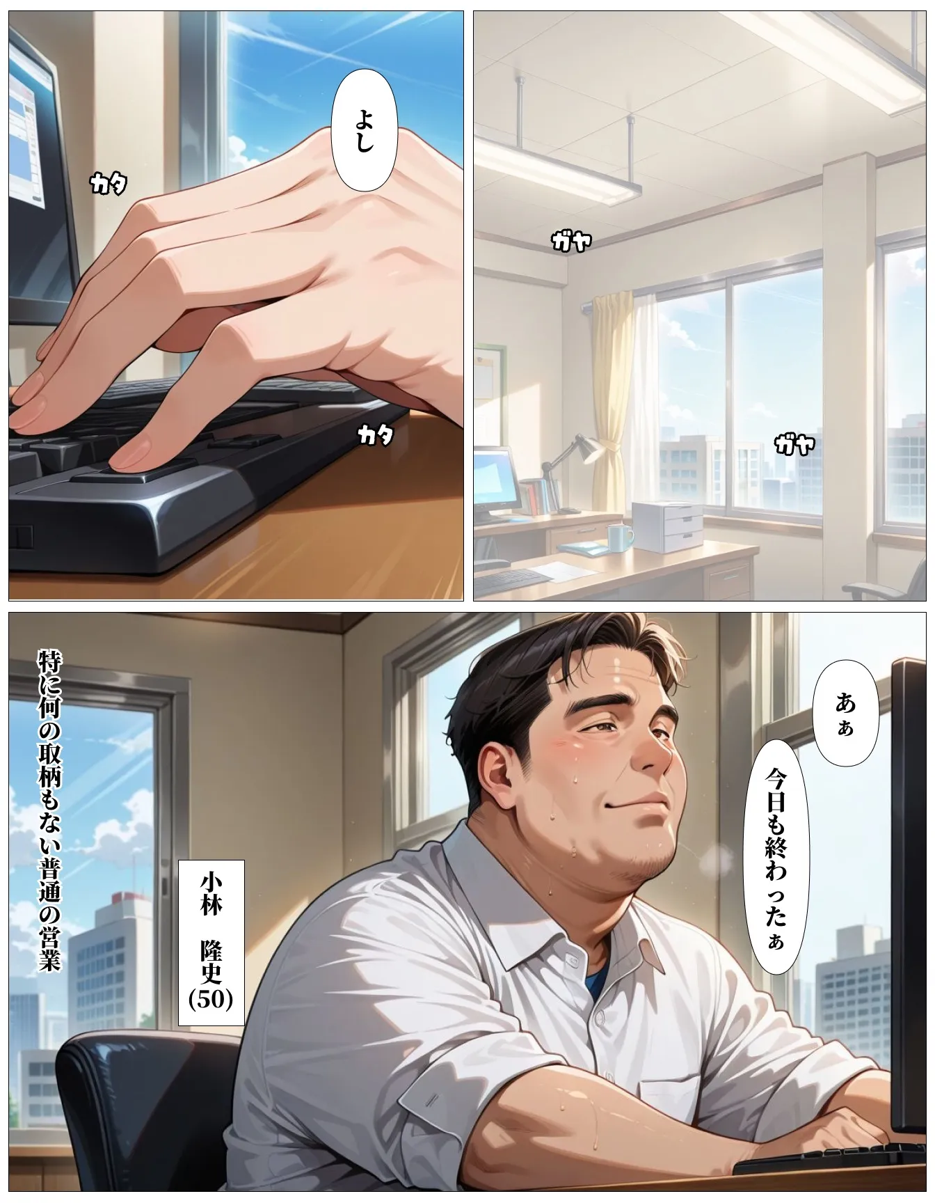 職場の爆乳人妻OLに裏垢指摘したら中出しさせてくれた話 - 1ページ