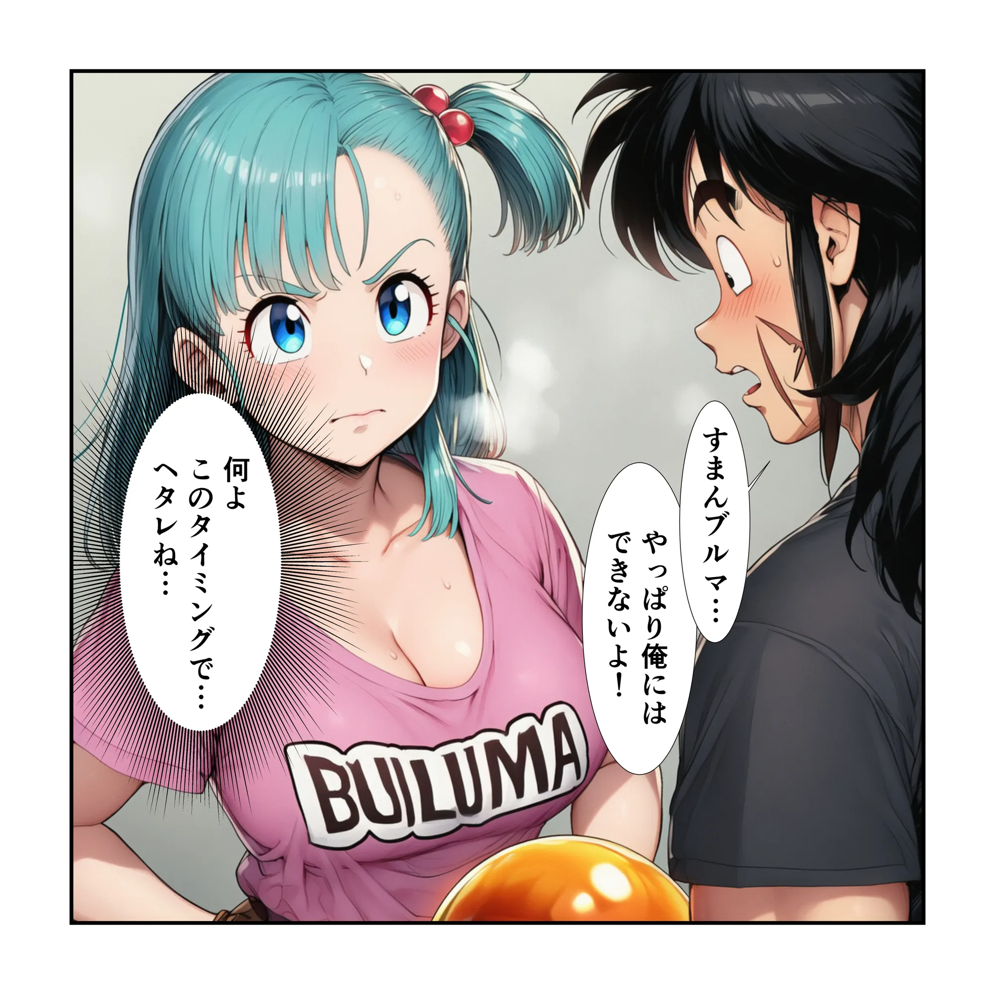 中出し孕ませビッチギャルな巨乳ブルマの性交相手はヤムチャとベジータ - 8ページ