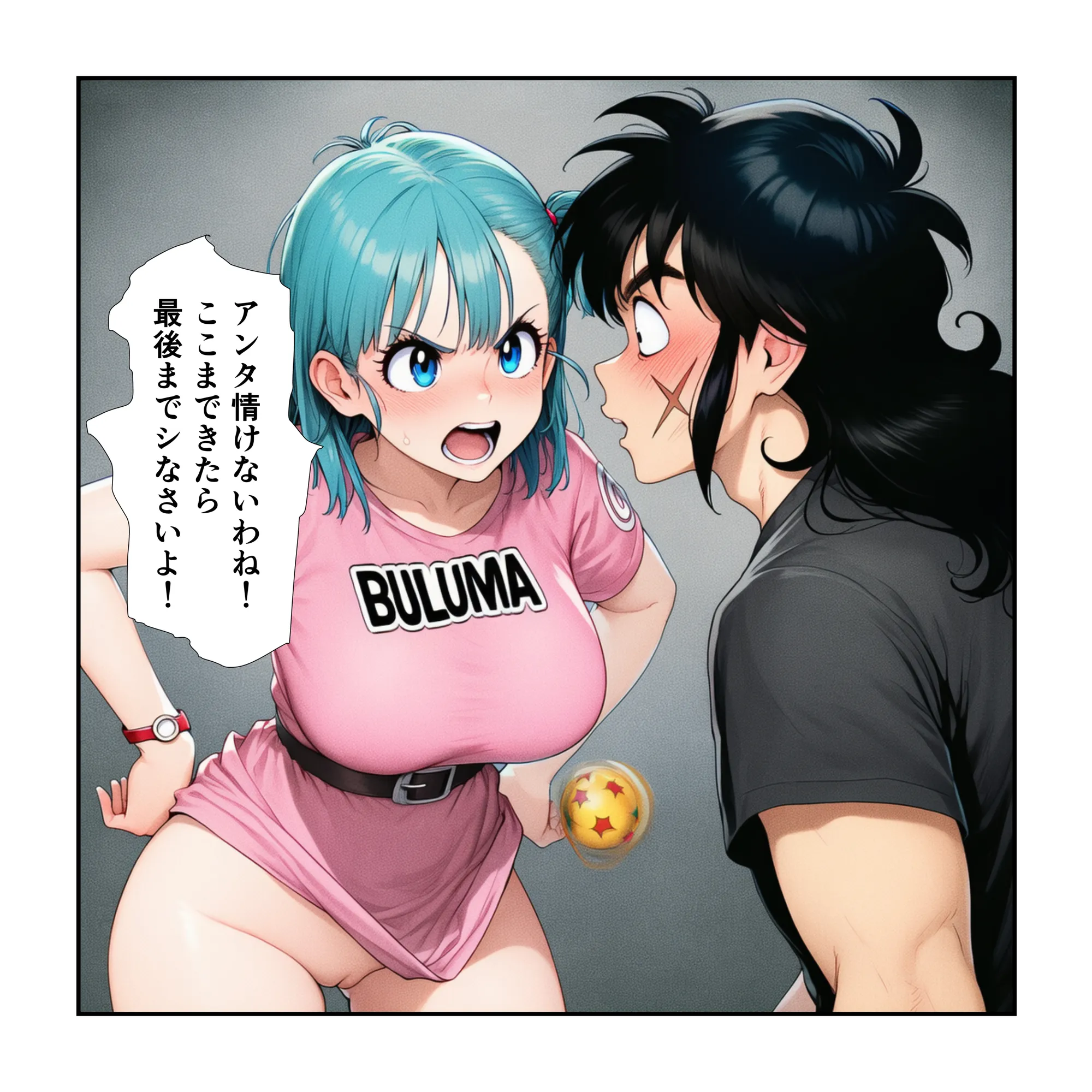 中出し孕ませビッチギャルな巨乳ブルマの性交相手はヤムチャとベジータ - 9ページ